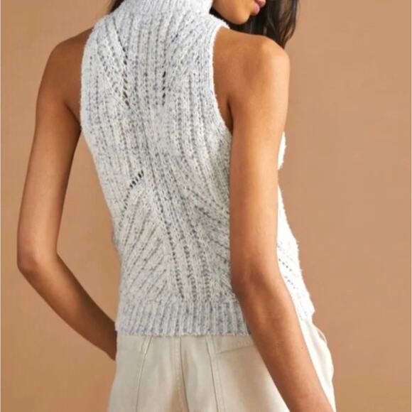 By Anthropologie Ribbed Sweater Shrug Set - Picture 9 of 10